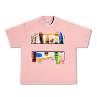 Salmon custom teacher name crayon Urban Heavy Tee - texasbilliewilder