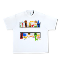 White custom teacher name crayon Urban Heavy Tee - texasbilliewilder