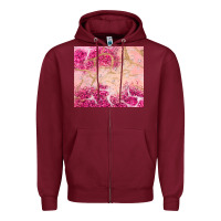 Burgundy pink glitter Zipper Hoodie - JahusDesignShop