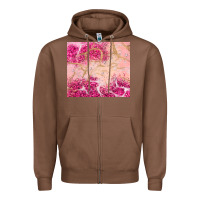 Chestnut pink glitter Zipper Hoodie - JahusDesignShop