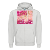 Dove Grey pink glitter Zipper Hoodie - JahusDesignShop