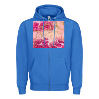 True Royal pink glitter Zipper Hoodie - JahusDesignShop