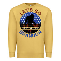 Antique Gold let's go brandon bigfoot Premium Sweatshirt - Jasminsmagicworld