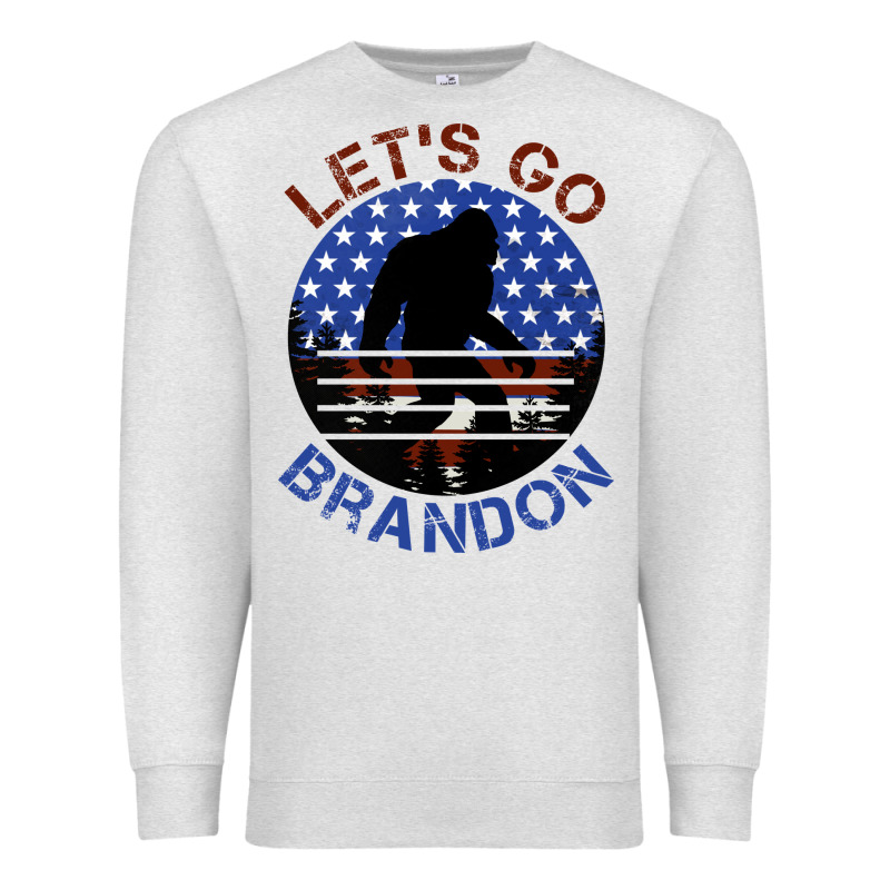Let's Go Brandon Bigfoot Premium Sweatshirt by Jasminsmagicworld | Teevron