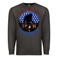 Smoke let's go brandon bigfoot Premium Sweatshirt - Jasminsmagicworld