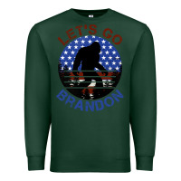 Sports Green let's go brandon bigfoot Premium Sweatshirt - Jasminsmagicworld
