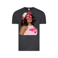 Vintage Black pink sunglasses afro black girl Vintage Tee - texasbilliewilder