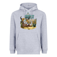 Heather Grey country mama Heavyweight Hoodie - NancyCooperArtShop