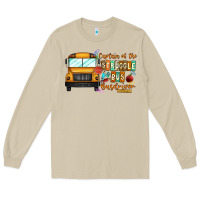 Mushroom captain of struggle bus busdriver Long Sleeve Tee - CowhideDigitalArt