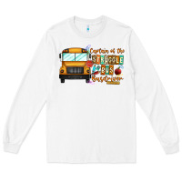 White captain of struggle bus busdriver Long Sleeve Tee - CowhideDigitalArt