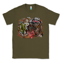 Army Green western Classic Tee - SublimationCraftShop