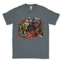 Charcoal Heather western Classic Tee - SublimationCraftShop
