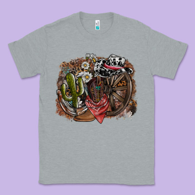 Western Classic Tee Designed By Sublimationcraftshop