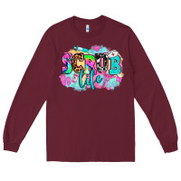 Burgundy scrub life Long Sleeve Tee - AdoDesignShop