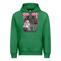 Emerald pink ghost breast cancer awareness Urban Hoodie - LillyAllenDesigns