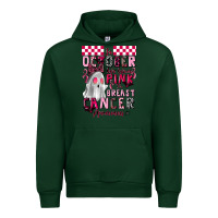 Forest Green pink ghost breast cancer awareness Urban Hoodie - LillyAllenDesigns