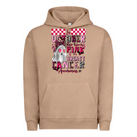 Pigment Burro pink ghost breast cancer awareness Urban Hoodie - LillyAllenDesigns