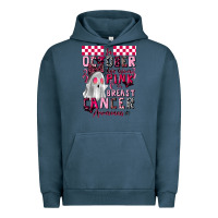 Pigment Midnight Navy pink ghost breast cancer awareness Urban Hoodie - LillyAllenDesigns