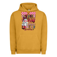 Pigment Peanut Butter pink ghost breast cancer awareness Urban Hoodie - LillyAllenDesigns
