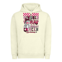 Pigment Pistachio pink ghost breast cancer awareness Urban Hoodie - LillyAllenDesigns