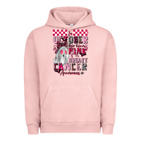 Pigment Salmon pink ghost breast cancer awareness Urban Hoodie - LillyAllenDesigns
