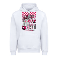 White pink ghost breast cancer awareness Urban Hoodie - LillyAllenDesigns