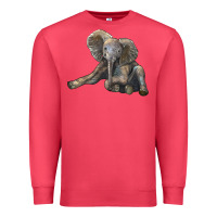 Cardinal Baby Elephant Premium Sweatshirt - LillyAllenDesigns