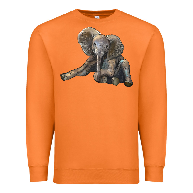 Baby Elephant Premium Sweatshirt by LillyAllenDesigns | Teevron