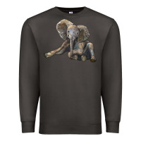 Smoke Baby Elephant Premium Sweatshirt - LillyAllenDesigns