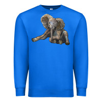 True Royal Baby Elephant Premium Sweatshirt - LillyAllenDesigns