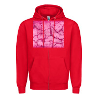 Red pink glitter Zipper Hoodie - JahusDesignShop