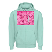 Seafoam pink glitter Zipper Hoodie - JahusDesignShop