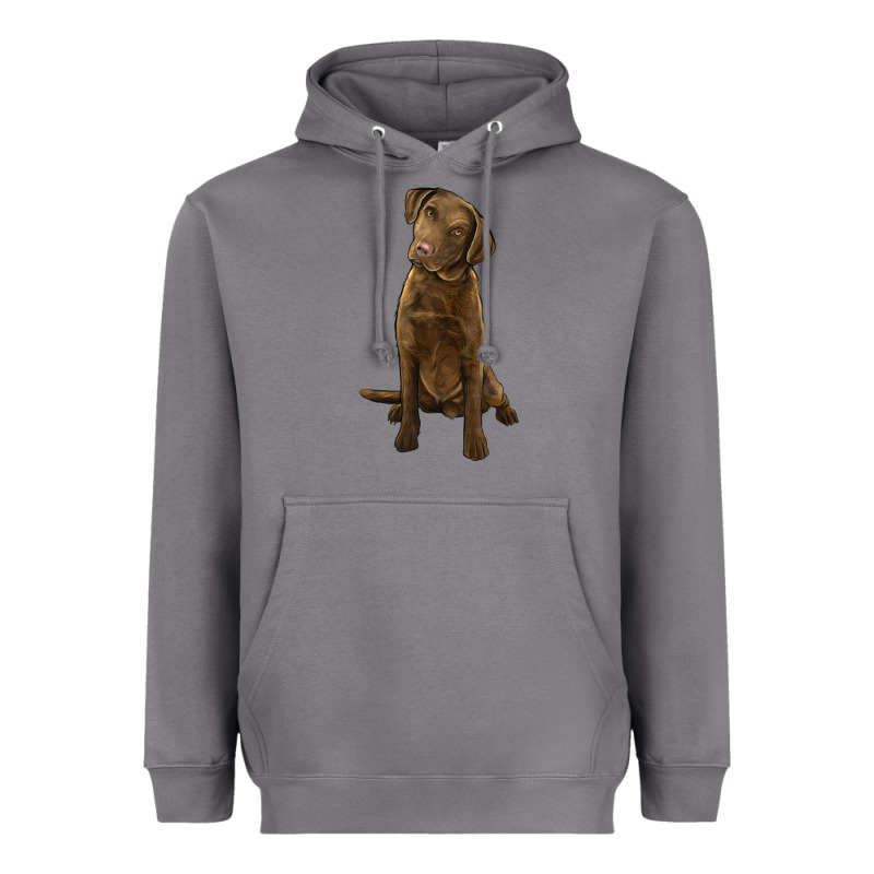 Chesapeake Bay Retriever Heavyweight Hoodie by LillyAllenDesigns | Teevron