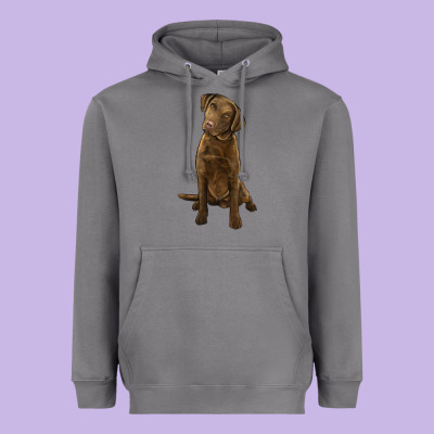 Chesapeake Bay Retriever Heavyweight Hoodie Designed By Lillyallendesigns