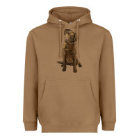 Toasted Coconut chesapeake bay retriever Heavyweight Hoodie - LillyAllenDesigns