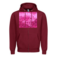 Burgundy pink glitter Zipper Hoodie - JahusDesignShop