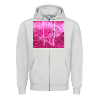 Dove Grey pink glitter Zipper Hoodie - JahusDesignShop