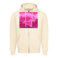 Sandshell pink glitter Zipper Hoodie - JahusDesignShop