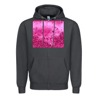 Smoke pink glitter Zipper Hoodie - JahusDesignShop