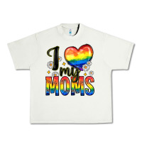 Pistachio i love my moms Urban Heavy Tee - Zillion Design Studio