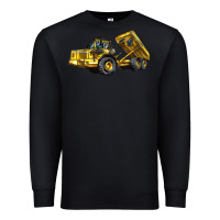 Black Articulated Hauler Premium Sweatshirt - LillyAllenDesigns