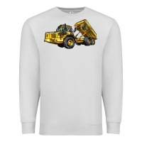 Dove Grey Articulated Hauler Premium Sweatshirt - LillyAllenDesigns