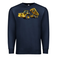 Navy Articulated Hauler Premium Sweatshirt - LillyAllenDesigns
