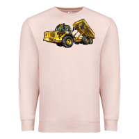 Pale Pink Articulated Hauler Premium Sweatshirt - LillyAllenDesigns