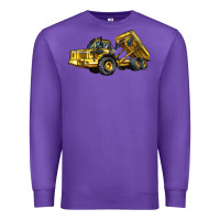 Purple Articulated Hauler Premium Sweatshirt - LillyAllenDesigns