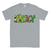 Heather Grey Love horseshoe St. Patrick's Day Classic Tee - Neo Western