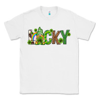 White Love horseshoe St. Patrick's Day Classic Tee - Neo Western