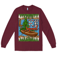Burgundy lake squad air freshener Long Sleeve Tee - HRA Design Shop