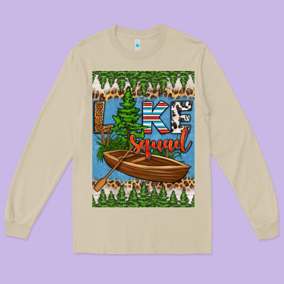 Lake Squad Air Freshener Long Sleeve Tee Designed By Hra Design Shop