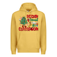 Antique Gold rockin around the clasroom teacher Premium Hoodie - MaliasSmallBusiness